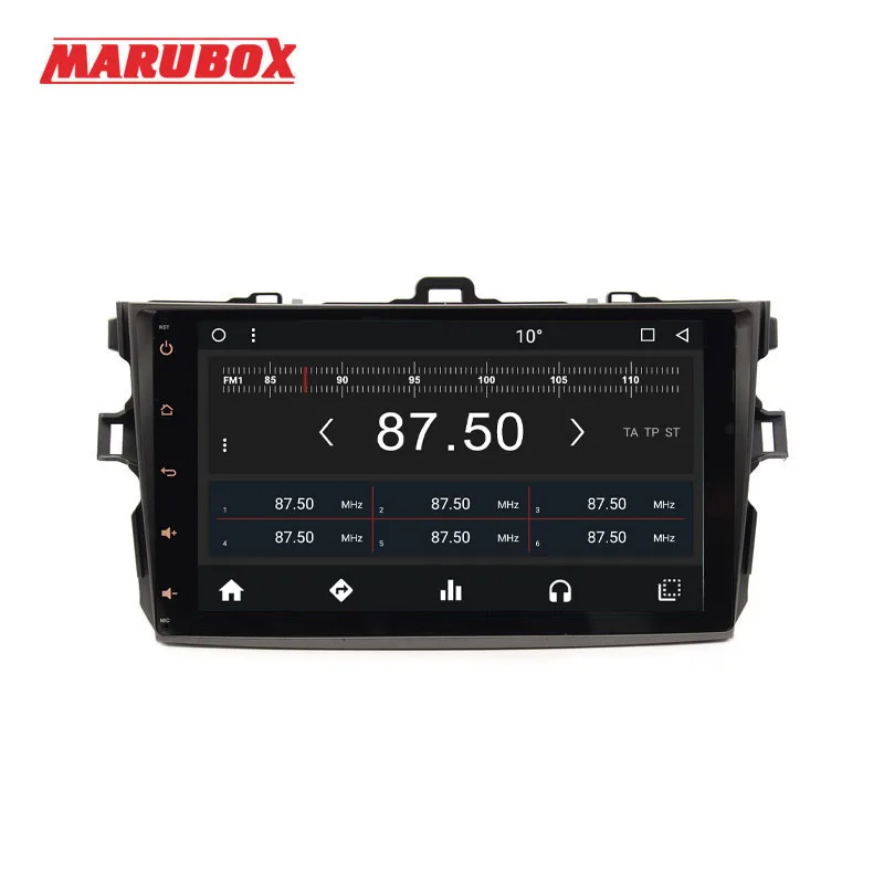 MARUBOX 9A101MT8 Автомобильный мультимедийный плеер для Toyota Corolla 2006 2011 Восьмиядерный