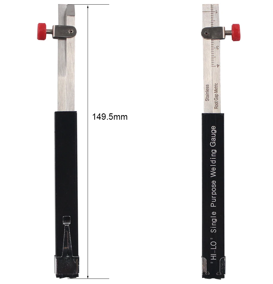 Сварочные инструменты, сварочный манометр из нержавеющей стали, внутренний HI-LO калибр, контроль с небольшим уровнем регулирования, стандартный зазор