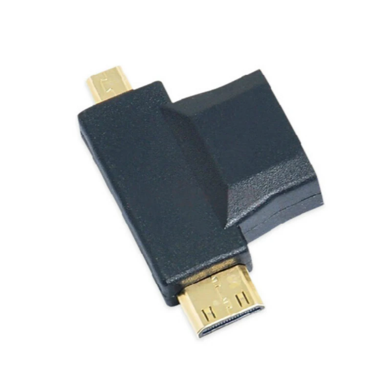 3 в 1 HDMI для Micro/MiniHDMI женский для мужчин и женщин планшет HD адаптер конвертер для мобильного телефона