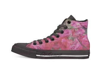 

Poe Love Casual High Top Canvas shoes sneakers Light Walking Shoes