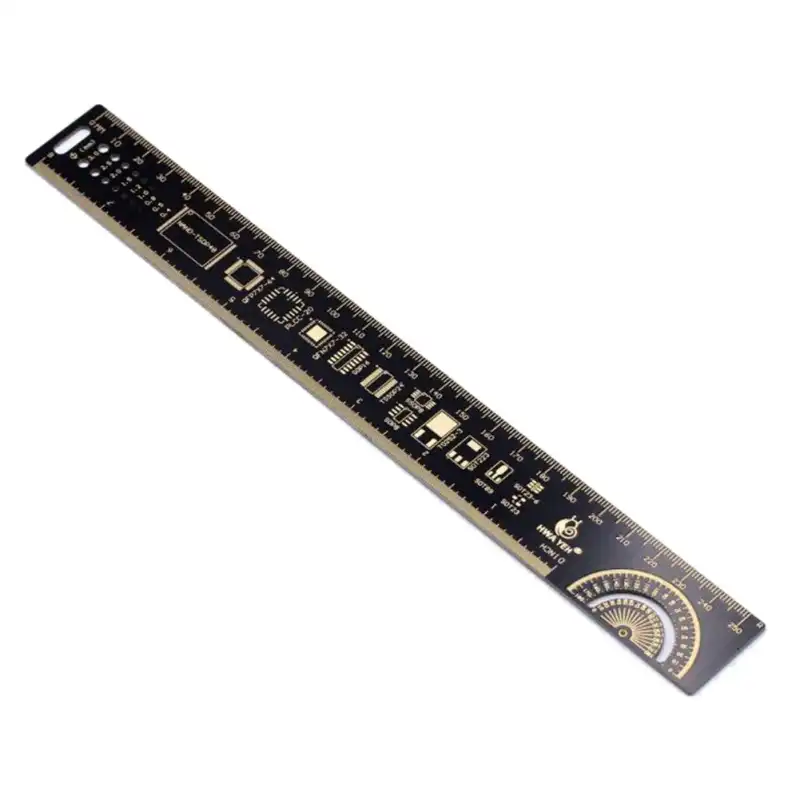 25 см PCB линейка для электронных инженеров измерительный инструмент резистор микросхема конденсатора IC SMD диодный транзистор PCB контрольная линейка - изображение