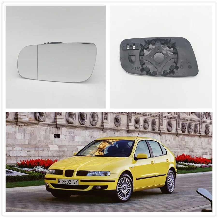 Для Seat Leon 2000 2001 2002 2003 2004 2005 2006 автомобильный-stying задняя сторона зеркало с подогревом левой стороны водителя