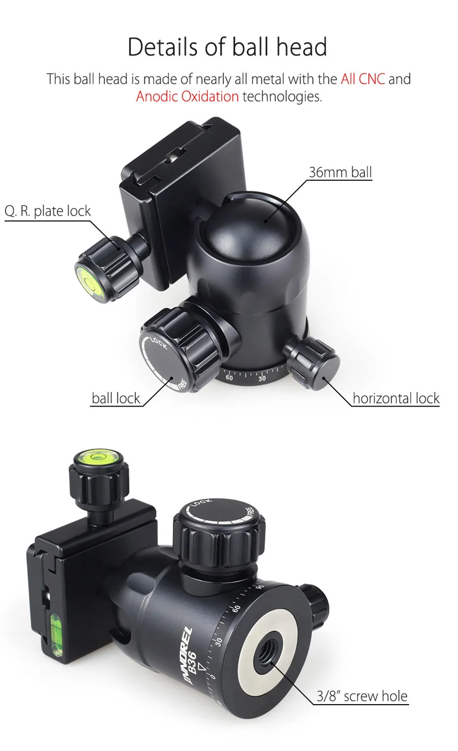 RT40C Carbon Fiber Camera Tripod Professional Travel Compact Tripod Video Monopo