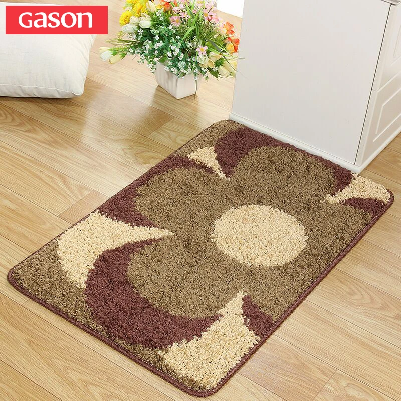 GASON 80x120cm large floor mat embroidered yarn door mat bedroom