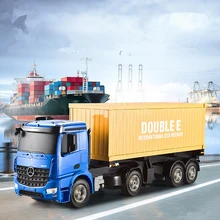 Новинка, высокое качество, 2,4 ГГц, большой пульт дистанционного управления, игрушка контейнерный грузовик E564, скоростная передача, автомобильная игрушка, детский лучший подарок, развивающая игрушка