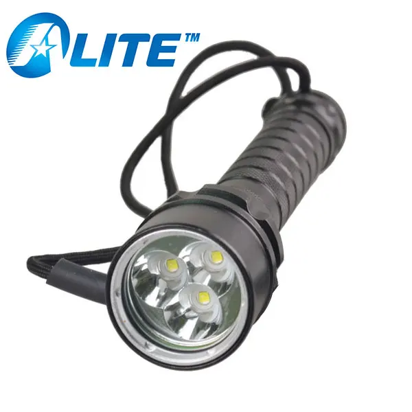 

TMWT Diver Lamp 100M Underwater 3x XM-L T6 LED CREE XM-L2 LED Warm Yellow White Red UV Light Scuba Diving Flashlight Torch