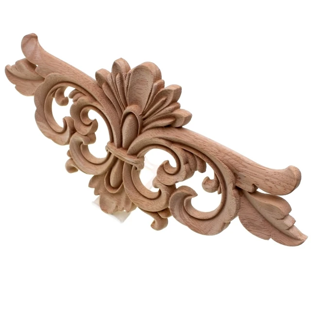 APLV-1013 Arrow Carved Drop Wood Furniture Applique -  Ireland