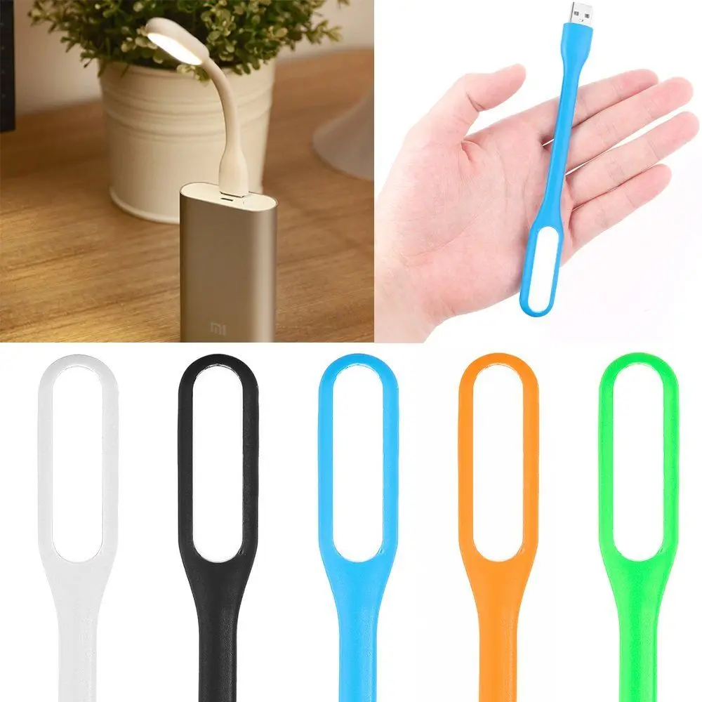 2017 Random Color Mini Adjustable Flexible USB LED Light Lamp Powerbank PC Notebook Perfect for Night