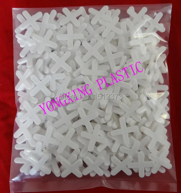 

300pcs/bag plastic cross/ tice spacer 5.0white color locate the ceramic tile