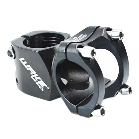 

WAKE Aluminium Alloy 6061 CNC Mountain Road Cycling Stem MTB Bike Bicycle Handlebar Stem 31.8*28.6*32MM Black