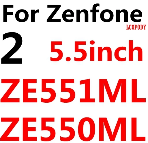 С уровнем твердости 9h закаленное стекло с округлыми рамками Asus zenfon 2 3 laser max ZE551ML ZC451CG A450CG A500CG ZE500KL ZE550KL ZC520TL z00ud zb552kl защитное стекло чехол - Цвет: for asus ze551ml