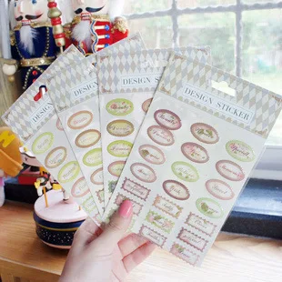 

1pcs Svetlana Stationery SV13-375 Retro Drop Sticker/Sticker/Decorative/Crafts 3781