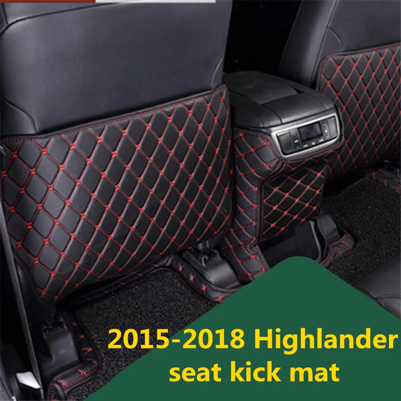 

Car Seat Kick Pad Seat Back Cover Back Protection Anti Abrasion Pad Anti Step Dirty Mat For Toyota Highlander 2015 20162017 2018