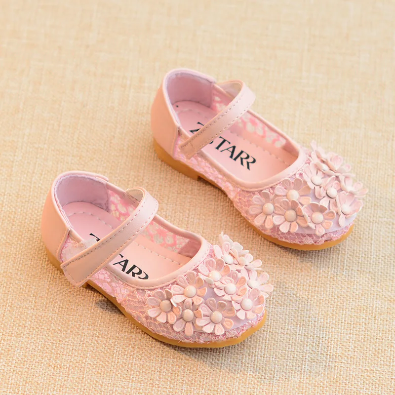 2018 Summer Girls Sandals Flower Shoes Toddler Kids Girls Princess Beach Sandals Kids Shoes For Girls Size 21-30 S8S01 (3)