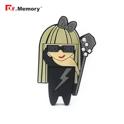 Dr. memory новая Флешка с героями мультфильмов Леди Гага Usb флэш-накопитель 128 Гб 64 ГБ 32 ГБ 16 ГБ 8 ГБ 4 ГБ флеш-накопитель модные подарки