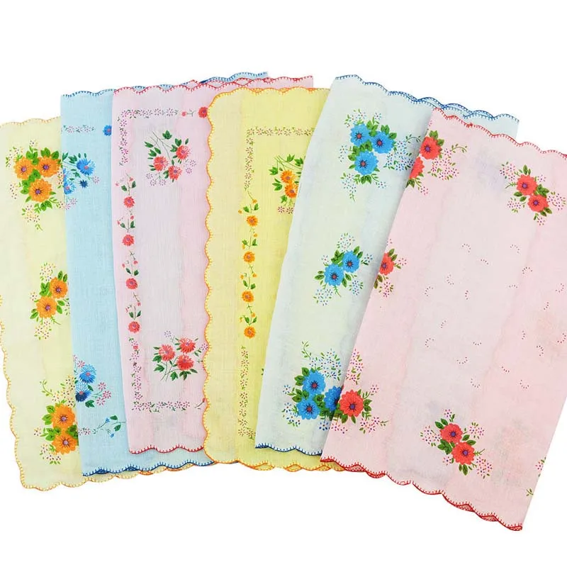 ontvangen Knipperen Regeren 12 stks Bloemen Printing Pocket Vierkante Puur Katoen Bloem Vintage  Zakdoeken Quadrate Zakdoeken voor Vrouwen Meisjes|Zakdoek handdoeken| -  AliExpress