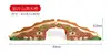 EDWONE Wooden Track Railway Bridge Accessories Educational Toys Tunnel Cross Bridge Compatible all Wood Track  Biro ► Photo 3/5