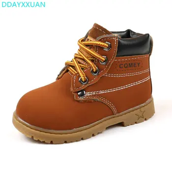 

kids winter Boots 2017 New Fashion Children Snow Boots For Girls Warm Martin Boots Shoes Casual Plush Baby Toddler Shoe for Boys