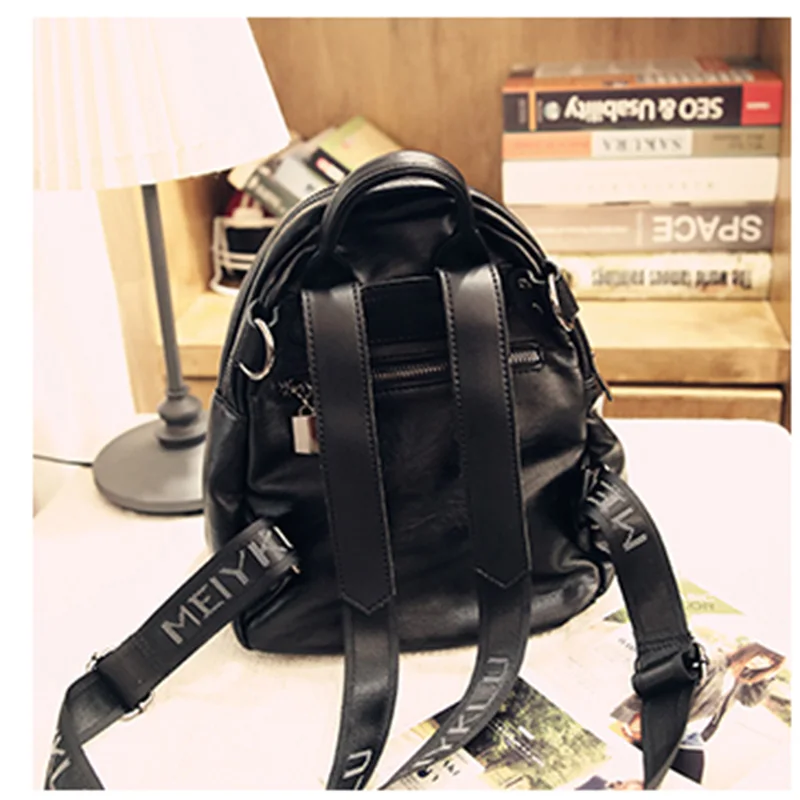2018 Mochilas Mochila Feminina мягкий овечий кожаный рюкзак для женщин маленькая сумка отдыха