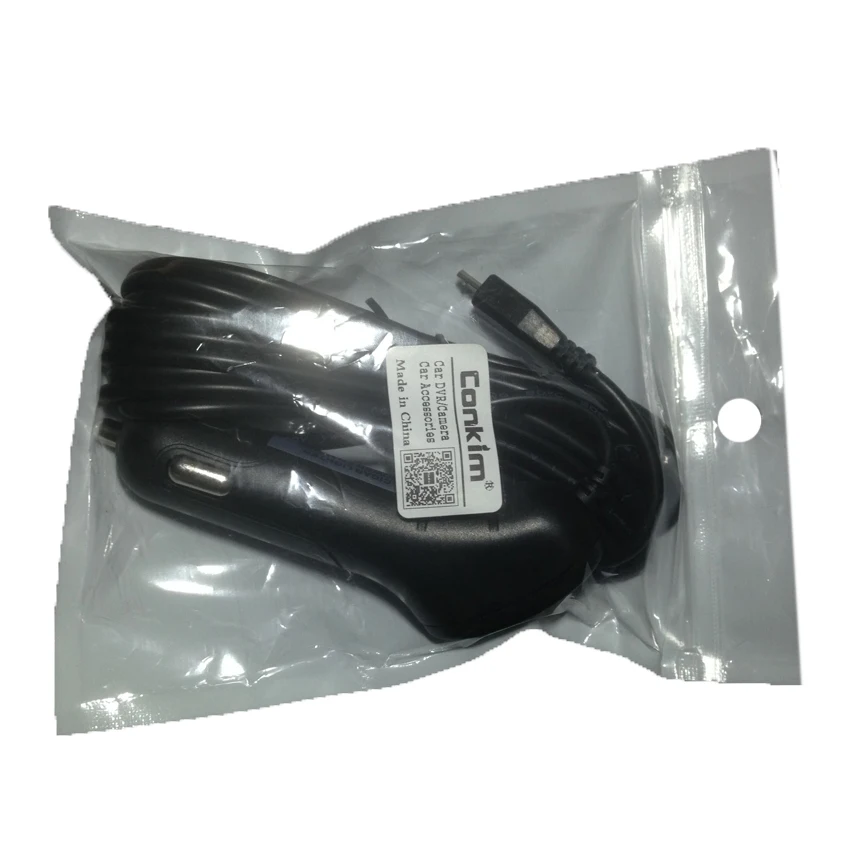 Автомобильное зарядное устройство Conkim с Micro USB 3 м 5 В 0805 А|charger for navigator|0805 miniadapter 5v |