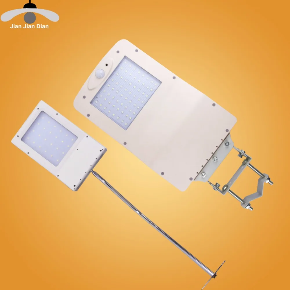 

JJD NEW Morden Street Waterproof IP65 Wall Lights LED Solar PIR Motion Sensor Lamp Outdoor Security Garden