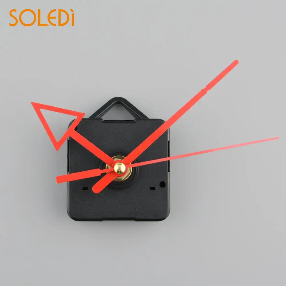 

Silent Clock battery power Quartz Movement Mechanism Red Arrow Hand DIY Replacement Part Kit Tool Set