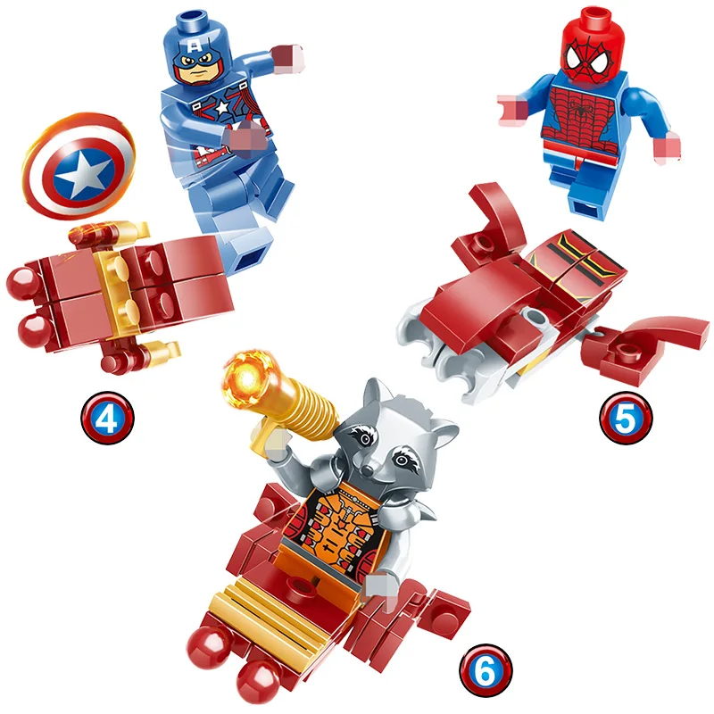 

New Super Hero Marvel l Avengers Infinity War Blocks Compatible LegoINGLYS Technic Anti-hulk Armor Model Mini Action Figures Toy