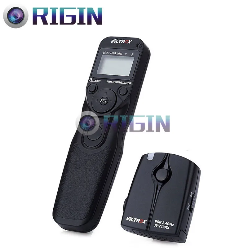 

VILTROX JY-710 Time Lapse Intervalometer Timer 2.4GHZ FSK Wireless Remote Shutter Controller Set with P1 Cable For Panasonic