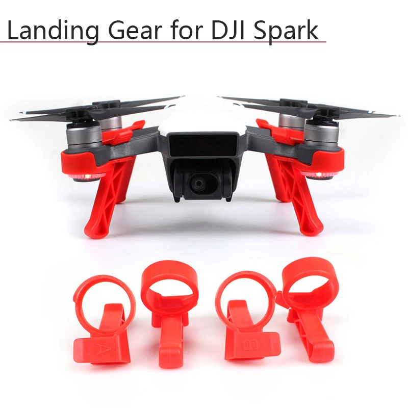 4 шт. шасси для камеры DJI Spark запчасти дрона Трипод посадочные ножки комплекты
