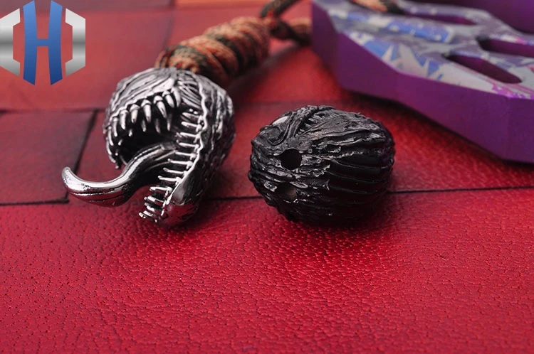 Металлический нож Venom подвеска Портативная Игрушка брелок декоративные украшения подвесные украшения кулон EDC Открытый
