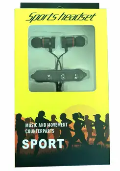 

M9 Magnet Metal Sports Bluetooth Headset V4.2 Stereo Waterproof Sweat-proof Running GYM Sport Earphone With Mic 100psc/lot