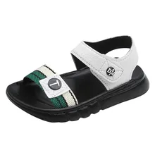 Летние детские пляжные повседневные спортивные сандалии на плоской подошве для мальчиков и девочек; кроссовки; популярные высококачественные кроссовки для вечеринки в простом стиле; 27 марта