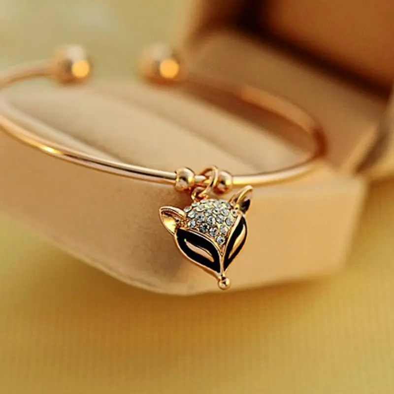 Fox Bracelet NFS Hot Luxury Famous Fashion Vintage Crystal Fox Bracelet