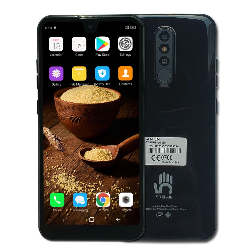 SANTIN V15 (V18) X 19:9 6 1 &quotFace ID Touch супер смартфон с большим экраном 4 Гб ОЗУ 32 ПЗУ FDD LTE 4G