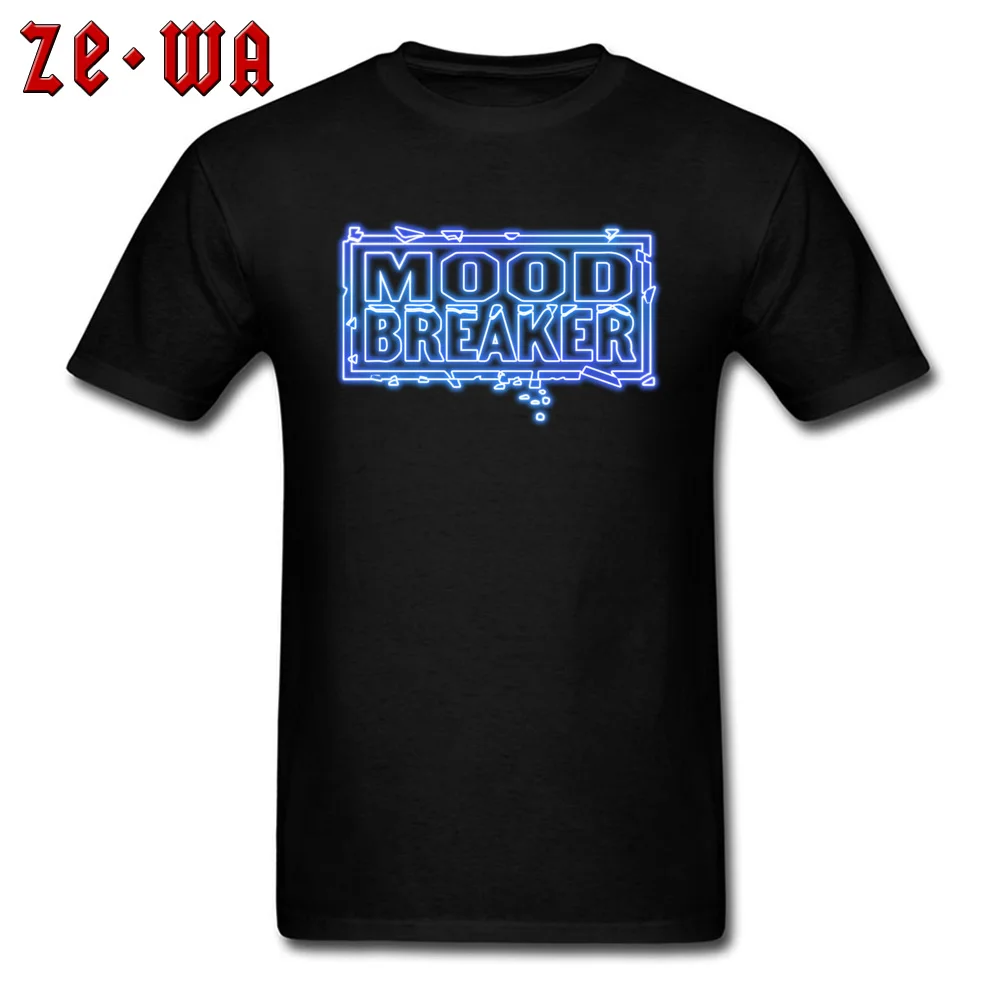 Hot Sale Mood Breaker Design Short Sleeve T Shirts Thanksgiving Day Crew Neck All Cotton Tops T Shirt for Men Tshirts Design Mood Breaker black