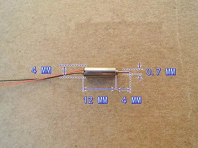 2 шт DC 3 7 V 63000RPM RC модель 4 мм x 12 полый Кубок Модель двигателя 412 | Обустройство дома