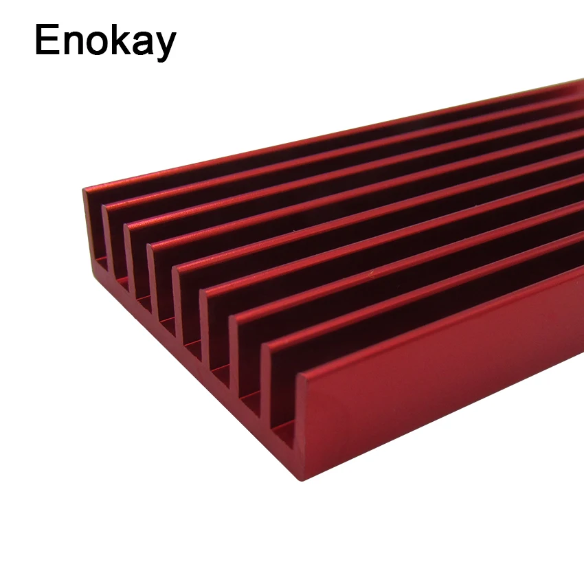 Оптовая продажа 2 шт. 60x30x8 мм BTC USB ASIC радиатор охлаждения красный Bitfury алюминиевый