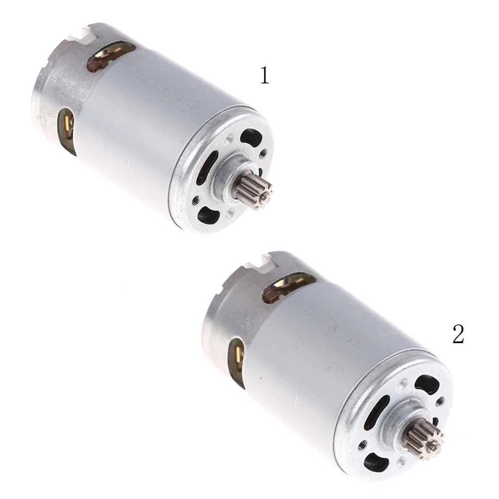 

New 9 Teeth Gear/ 12 Teeth Gear Motor RS550 12V Electric Power Motor Replacement For Various Cordless Drill Screwdriver