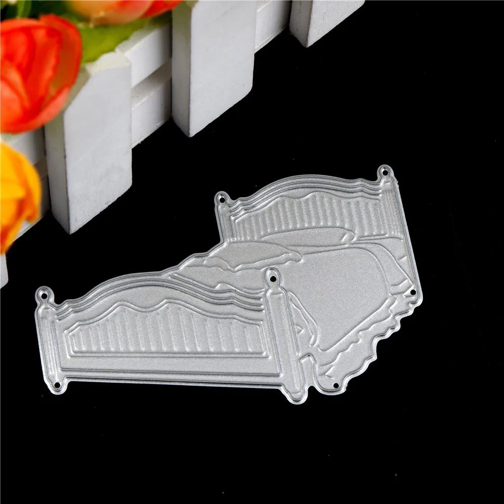 DIY bed shapes Option Scrapbooking Metal Cutting Dies Stencil Scrapbook Album Paper Card Embossing Craft Sliver decor NEW DIY bed shapes Option Scrapbooking Metal Cutting Dies Stencil Scrapbook Album Paper Card Embossing Craft Sliver decor NEW