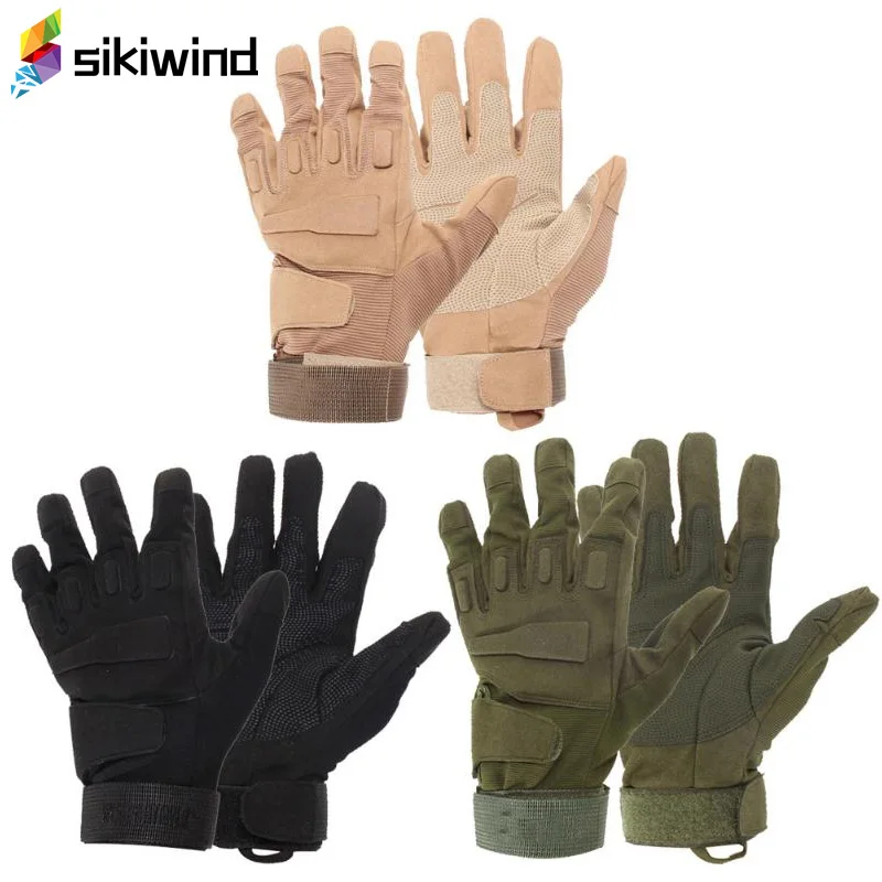 

Outdoor Tactical Gloves Full Finger Sports Hiking Camping Cycling Military Men's Gloves Armor Protection Shell Gloves Z70