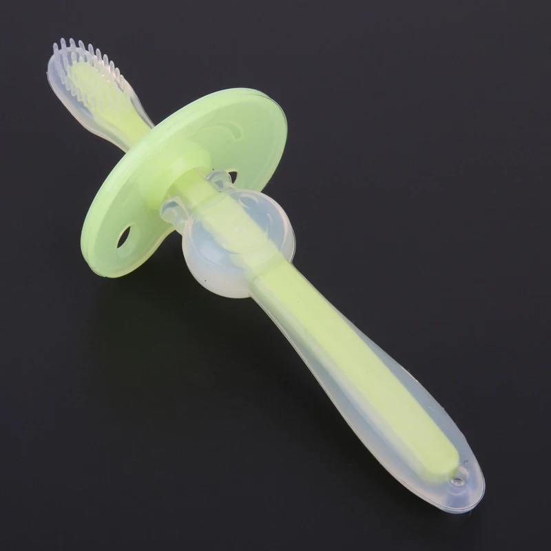 1pc Silicone Baby Teether Teeth Training Tool Kids Toothbrushes Newborn Baby Infant Dental Oral Care Brush Tool Soft Chew Toy