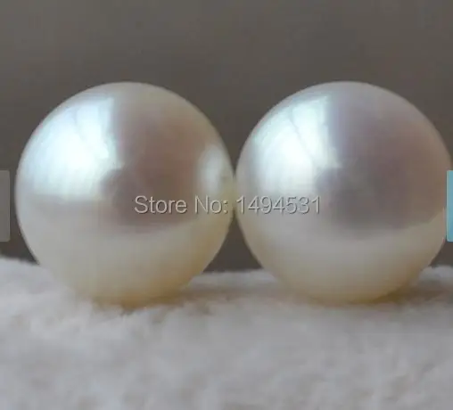 

New Arriver Pearl Earrings - AAA 8.5-9MM White Color Freshwater Pearl Stud Earrings , 925 Silver Jewelry - Free Shipping