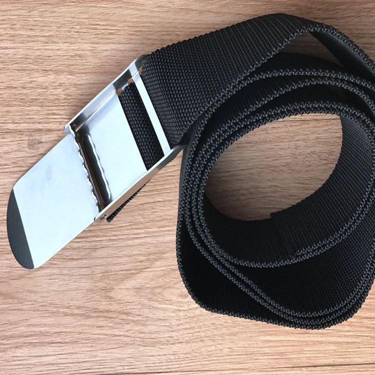 Diving Weight Belt Stainless Steel Buckle Snorkeling Diving Weight Webbing Waist Belt for Free Diving