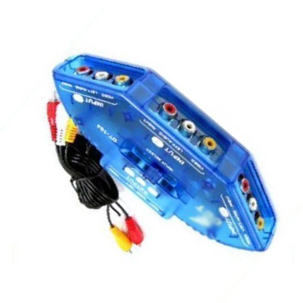 

3 Way Audio Video AV RCA Switch Switcher Selector Box Splitter for XBOX DVD PS3