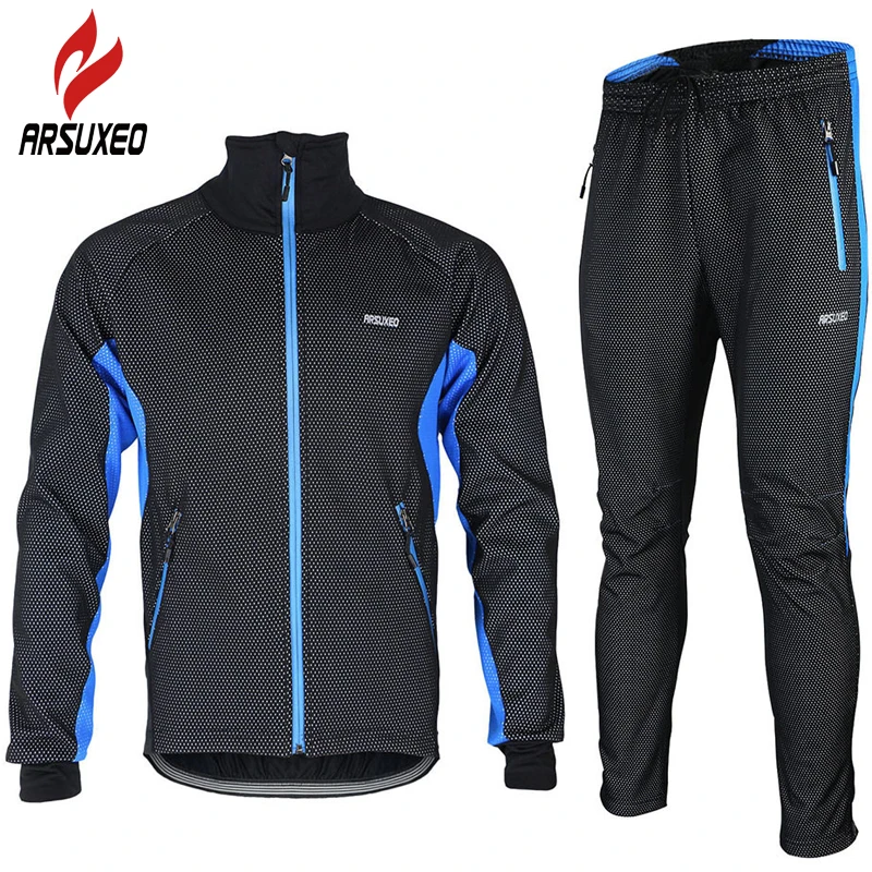 

ARSUXEO 2017 Bike Bicicleta Motocross Jersey And Pants Set Sport Suit Cycling Clothing Ropa Roupas Masculina Ciclismo Maillot 12
