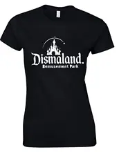 

Womens Fashion T shirt DISMALAND bemusement Park Bansky STREET Arte Graffiti Donna Maglietta AF60