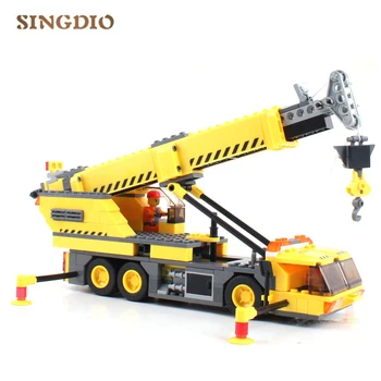 

Engineering toy Technic Truck Construction car Building Blocks Sets Large assembly toy model crane Entertainment Toys Xmas gifts
