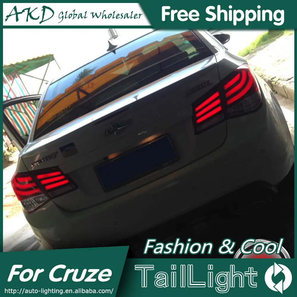 

AKD Car Styling for Chevrolet Cruze Tail Lights 5-Series Design Cruze LED Tail Light Rear Lamp DRL+Brake+Park+Signal