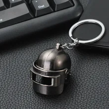

2019 Hot PUBG Keychain Battle Grounds Keychain Helmet Pan 98K Gun Alloy Keyring Jewelry FPS Game Fans Gift llaveros mujer brelok
