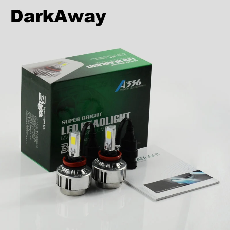 

72W Car H7 LED Headlights Bulb H8 H9 9005 9006 HB4 HB3 LED Head light Headlamp 6600LM H11 LED Auto Headlight 360 Degrees Beam